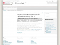 eklb.admin.ch Webseite Vorschau