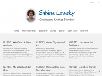 sabinelowsky.de Webseite Vorschau