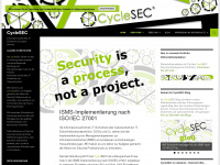 cyclesec.com Webseite Vorschau