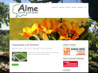 alme-info.de Webseite Vorschau
