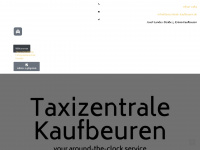 taxizentrale-kaufbeuren.de Webseite Vorschau
