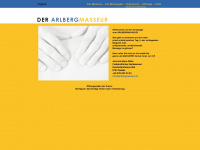 arlbergmasseur.at Webseite Vorschau
