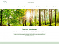 forstrevier-mittelthurgau.ch Webseite Vorschau