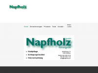 napfholz.ch Webseite Vorschau