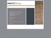 mercifair.ch Webseite Vorschau