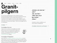 granitpilgern.at Webseite Vorschau