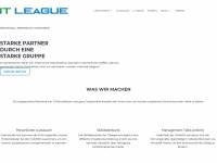 itleague.de Webseite Vorschau