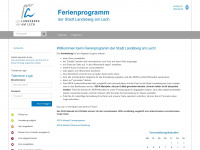 ferienprogramm-landsberg.de Webseite Vorschau