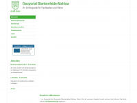 geoportal-blankenfelde-mahlow.de Webseite Vorschau