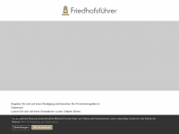 friedhofsfuehrer.at Webseite Vorschau