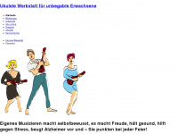 ukulele-werkstatt.de Webseite Vorschau
