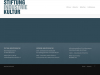 stiftungindustriekultur.ch Webseite Vorschau