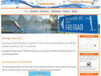 fv-freibad-rheda.de Webseite Vorschau