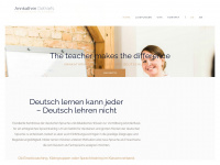 teaching-german.com Webseite Vorschau