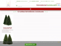 keinotekoiset-joulukuuset.fi Webseite Vorschau