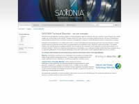 saxonia-tm.de Webseite Vorschau