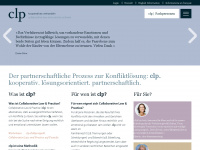 clp.ch Webseite Vorschau