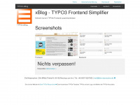 typo3-xblog.de Webseite Vorschau
