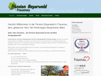 pension-bayerwald-frauenau.com Webseite Vorschau