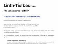 linth-tiefbau.ch Webseite Vorschau