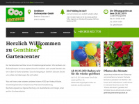 genthiner-gartencenter.de Webseite Vorschau