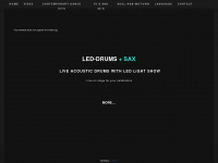 led-drums.de Webseite Vorschau