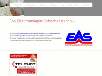 eas.co.at Webseite Vorschau