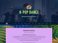 kpopdance.de Webseite Vorschau