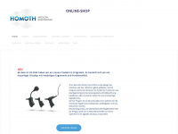 homoth-shop.de Webseite Vorschau