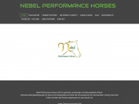 nebelperformancehorses.de Webseite Vorschau