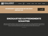 kaluzny-kaffeemaschinen.de Webseite Vorschau