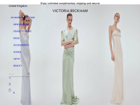 victoriabeckham.com Webseite Vorschau