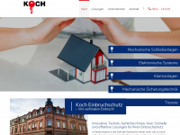 koch-einbruchschutz.de Webseite Vorschau
