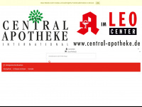 central-apotheke.de Webseite Vorschau