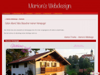 marions-webdesign.de Webseite Vorschau