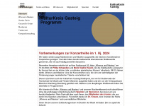 kulturkreis-gasteig.de Webseite Vorschau