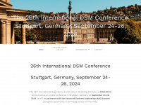 dsm-conference.org Webseite Vorschau