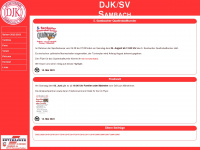 djksvsambach.de Webseite Vorschau