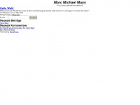 marc-michael-mays.de Webseite Vorschau