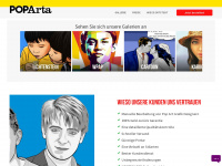 poparta.com Webseite Vorschau