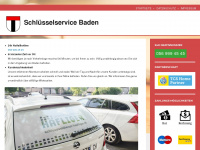 schluesselservice-baden.ch Webseite Vorschau