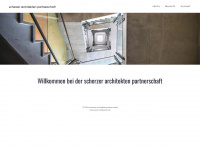 scherzer-architekten.de Webseite Vorschau