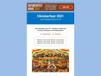 oktoberfest-2021.de Webseite Vorschau