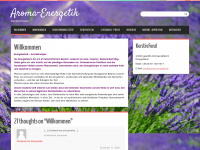 aroma-energetik.de Webseite Vorschau