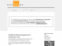 kuehbauch.at Webseite Vorschau