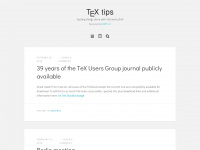 tex.tips Webseite Vorschau