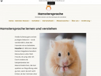 hamstersprache.home.blog Webseite Vorschau