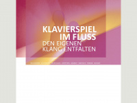 klavierspiel-im-fluss.de Webseite Vorschau