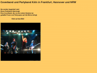 party-cover.band Webseite Vorschau