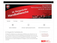 rangsdorfer-handballwoche.de Webseite Vorschau
